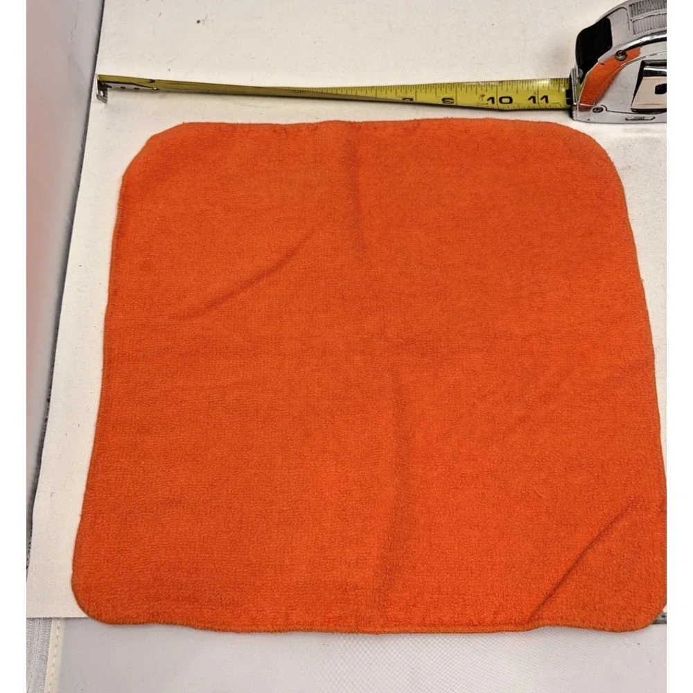 Vintage Groovy Orange Butterfly 6pc Towel Set Cannon JC Penney Utica Rare